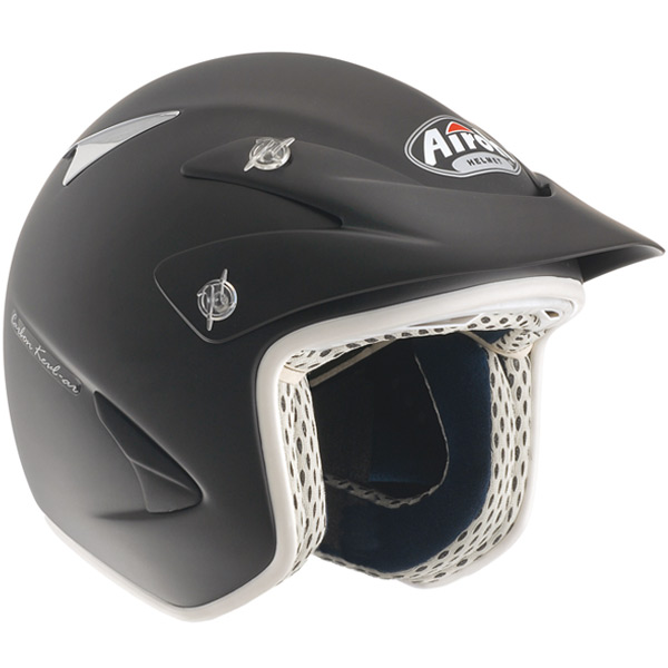 Casque Casque moto Airoh Rock carbon kevlar noir mat RKNO