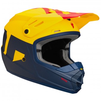 Casque Enfant Thor Sector Level Navy Yellow Enfant