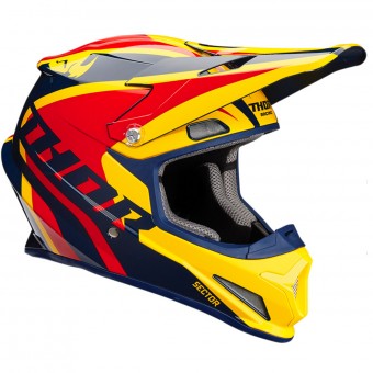 Casque Enfant Thor Sector Ricochet Navy Yellow Red Enfant Casque Enfant Thor Sector Ricochet Navy Yellow Red Enfant