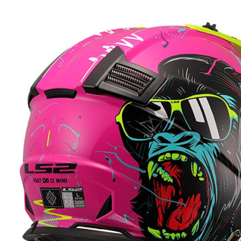 LS2 Fast II Mini Gorilla Purple MX437