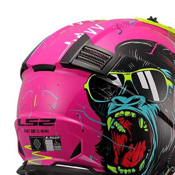 LS2 Fast II Mini Gorilla Purple MX437