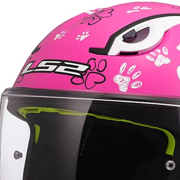 LS2 Funny II Paws Pink OF622