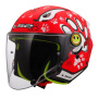 Casque Enfant LS2 Funny II Paws Red OF622