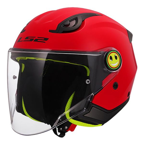 Casque Enfant LS2 Funny II Solid Red OF622 Casque Enfant LS2 Funny II Solid Red OF622