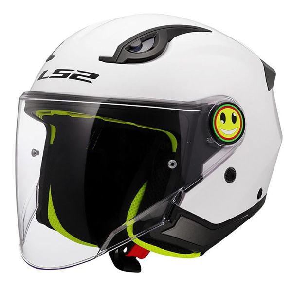 Casque Enfant LS2 Funny II Solid White OF622 Casque Enfant LS2 Funny II Solid White OF622