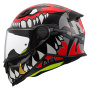 Casque Enfant LS2 Kid Punk Grey Red FF812