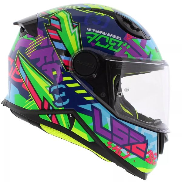 LS2 Kid Svent Blue Green FF812