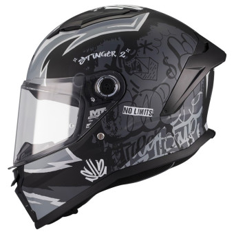 Casque Enfant MT Stinger 2 Kids Tagger B2 Matt