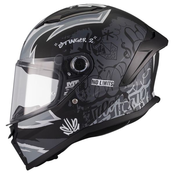 Casque Enfant MT Stinger 2 Kids Tagger B2 Matt