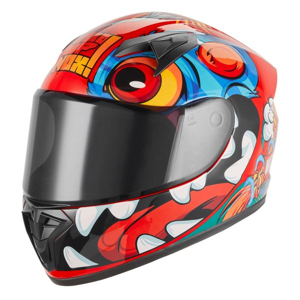Casque Enfant NOX N731 Scrappy Shiny Red