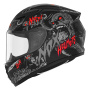 Casque Enfant NOX N731 Zumbi Matt Black Red