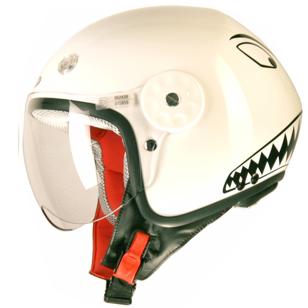Casque Enfant Project Squalo Blanc 01 Casque Enfant Project Squalo Blanc 01