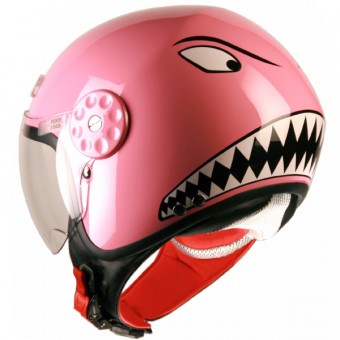Casque Enfant Project Squalo Rose 03 Casque Enfant Project Squalo Rose 03
