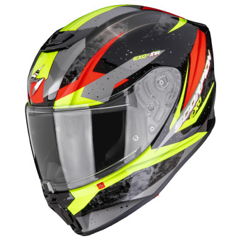 Casque Enfant Scorpion Exo-Jnr Air Tako Black Neon Yellow Red