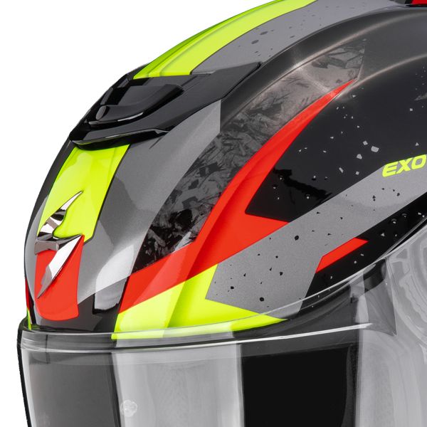 Scorpion Exo-Jnr Air Tako Black Neon Yellow Red