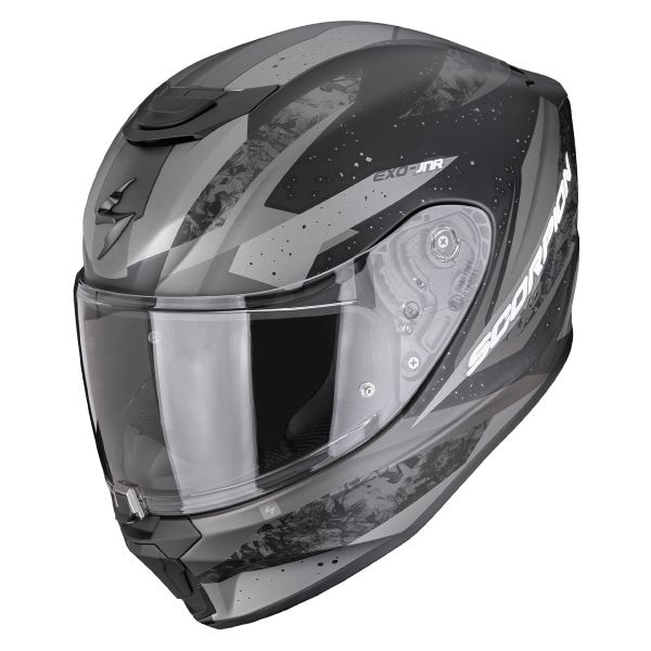 Casque Enfant Scorpion Exo-Jnr Air Tako Matt Black Silver