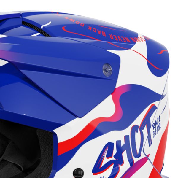 SHOT Furious Kid Beast Blue Red Glossy 2.0