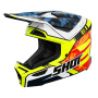 Casque Enfant SHOT Furious Kid Flash Blue Neon Yellow Glossy 2.0