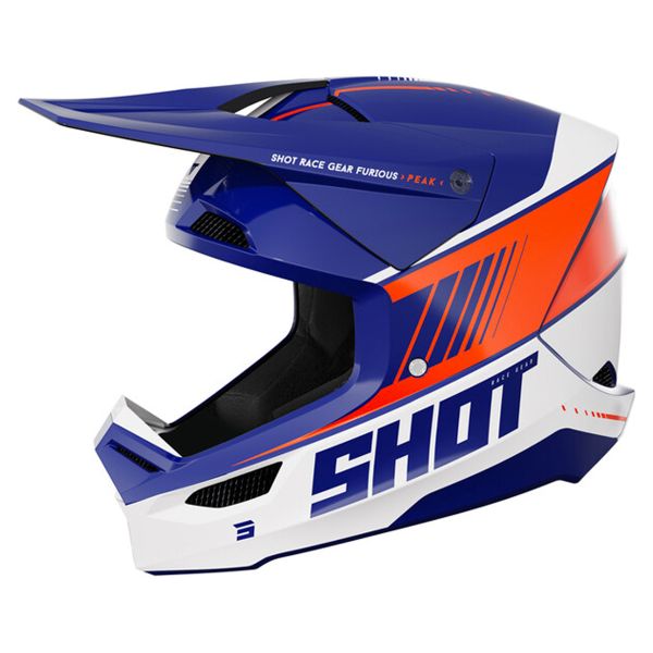 Casque Enfant SHOT Furious Peak Blue Orange Enfant