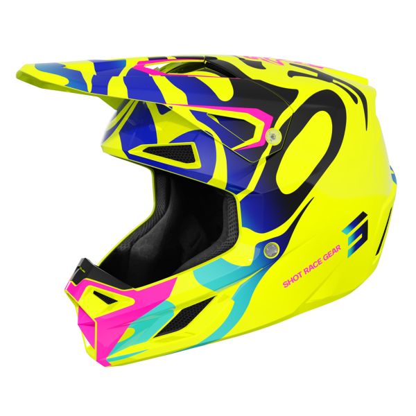 Casque Enfant SHOT Speed Kid Ghost Neon Yellow Glossy Casque Enfant SHOT Speed Kid Ghost Neon Yellow Glossy