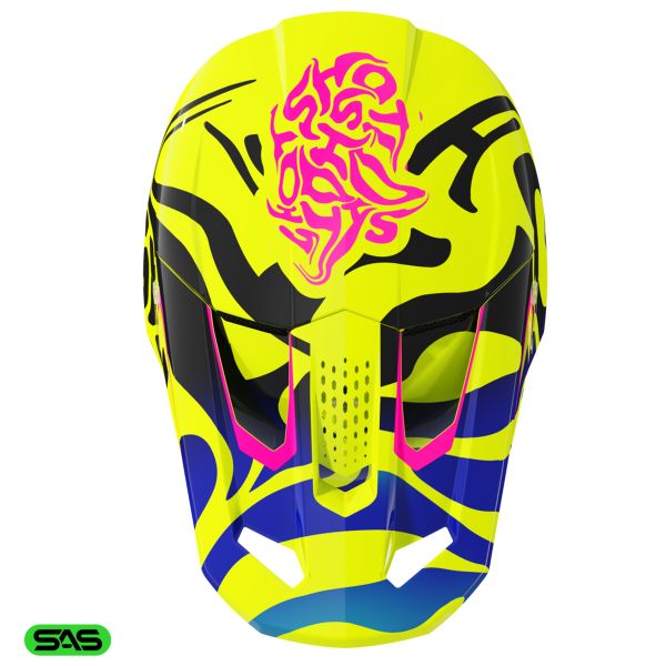 SHOT Speed Kid Ghost Neon Yellow Glossy