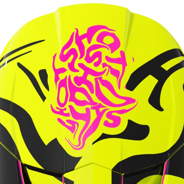 SHOT Speed Kid Ghost Neon Yellow Glossy