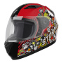 Casque Enfant Stormer Rule Doodle Red