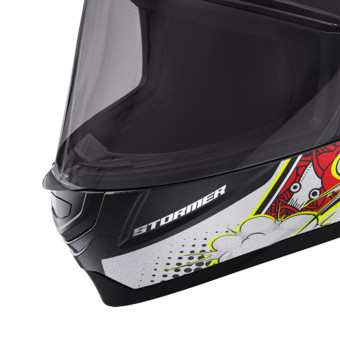 Stormer Strike Kid Boom Red Neon Yellow Pearly