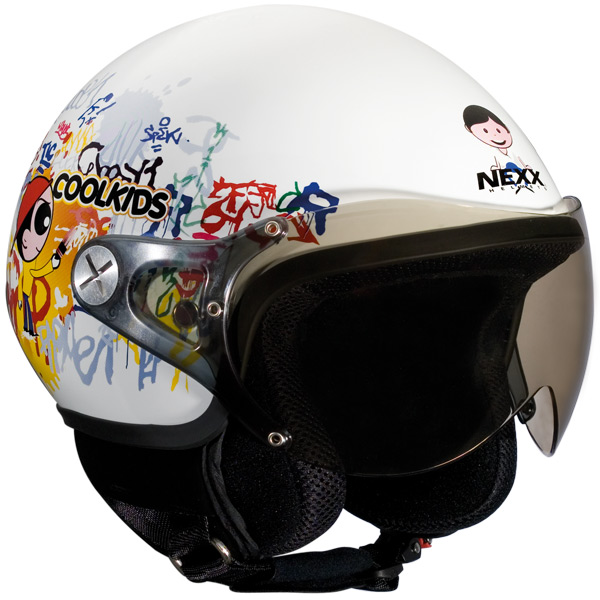 Casque Enfant Nexx X60 Coolkids Blanc Brillant 2011