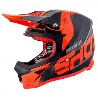 Casque Enfant SHOT Furious Ultimate Noir Neon Orange Enfant Casque Enfant SHOT Furious Ultimate Noir Neon Orange Enfant