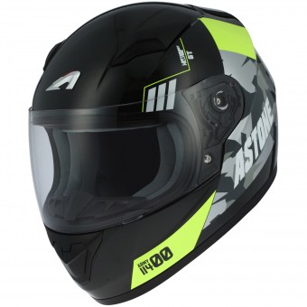Casque Enfant Astone GT2 Kids Army Black Yellow Casque Enfant Astone GT2 Kids Army Black Yellow