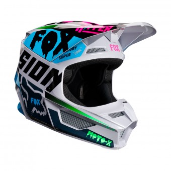 Casque Enfant FOX V1 Czar Gris Enfant Casque Enfant FOX V1 Czar Gris Enfant