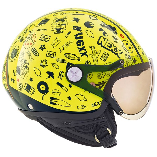 Casque Enfant Nexx X60 Kids Spock Neon Jaune