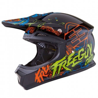 Casque Enfant Freegun XP-4 Overload Orange Green Enfant Casque Enfant Freegun XP-4 Overload Orange Green Enfant