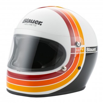 Casque Integral Blauer Vintage 80's Blanc