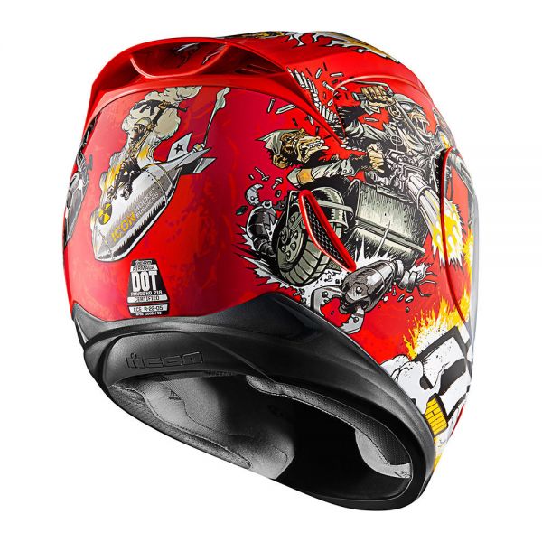 Casque ICON Airmada Monkey Business Red 