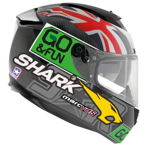 Shark Speed-R Max Vision Pinlock Carbon Redding Mat DGY