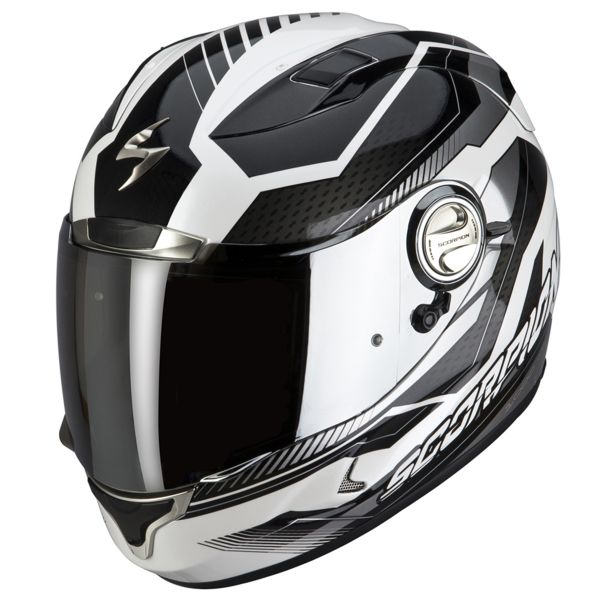 Casque Integral Scorpion EXO 1000 AIR E11 Airline Blanc Noir