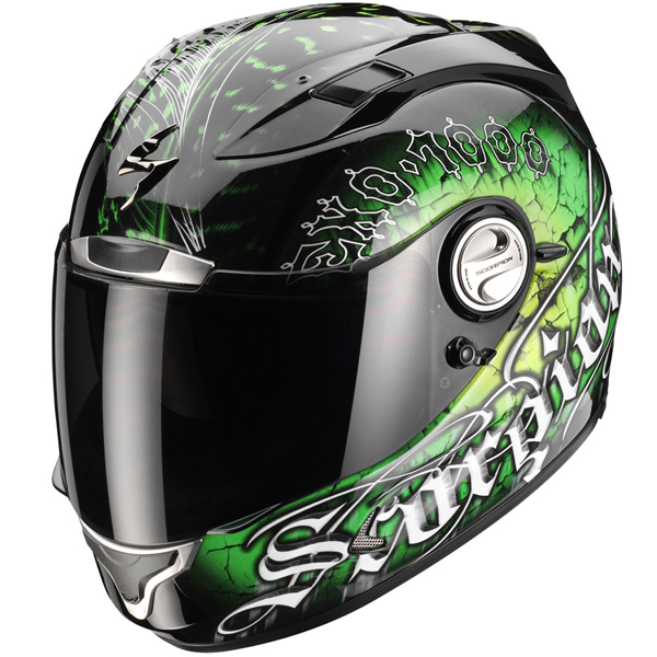 Casque Integral Scorpion EXO 1000 Air E11 Darkness Noir Vert