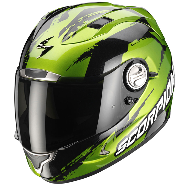 Casque Integral Scorpion EXO 1000 Air E11 Milan Vert Metal Casque Integral Scorpion EXO 1000 Air E11 Milan Vert Metal