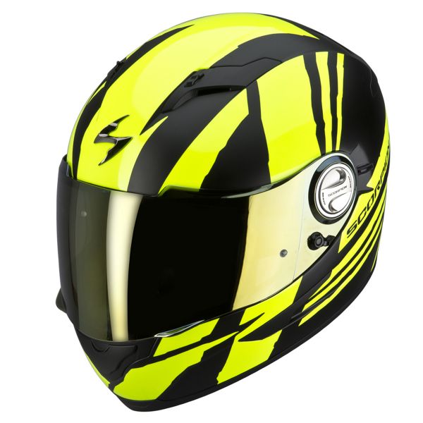 Casque Integral Scorpion EXO 500 Air Thunder Jaune Noir