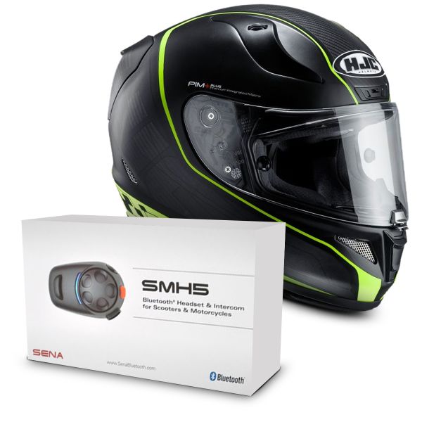 Casque Integral HJC RPHA 11 Riberte MC4HSF + Kit Bluetooth Sena SMH5 Solo