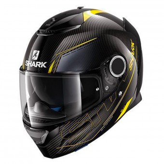 Casque Integral Shark Spartan Carbon Silicium DYA Casque Integral Shark Spartan Carbon Silicium DYA
