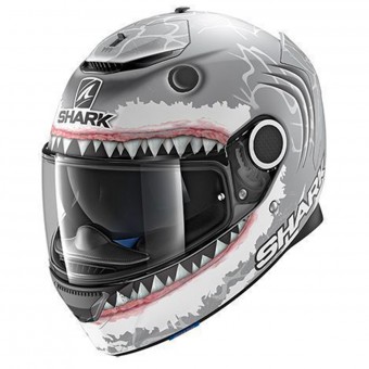 Casque Integral Shark Spartan Replica Lorenzo White Mat Shark SWA