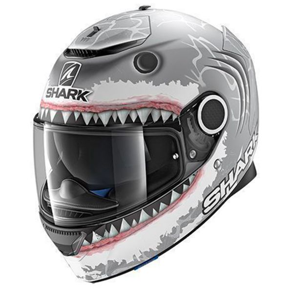Casque Integral Shark Spartan Replica Lorenzo White Mat Shark SWA