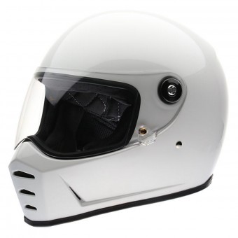 Casque Integral Biltwell Splitter Gloss White Casque Integral Biltwell Splitter Gloss White