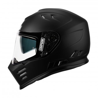 Casque Integral Simpson Venom Solid Black Matt Casque Integral Simpson Venom Solid Black Matt