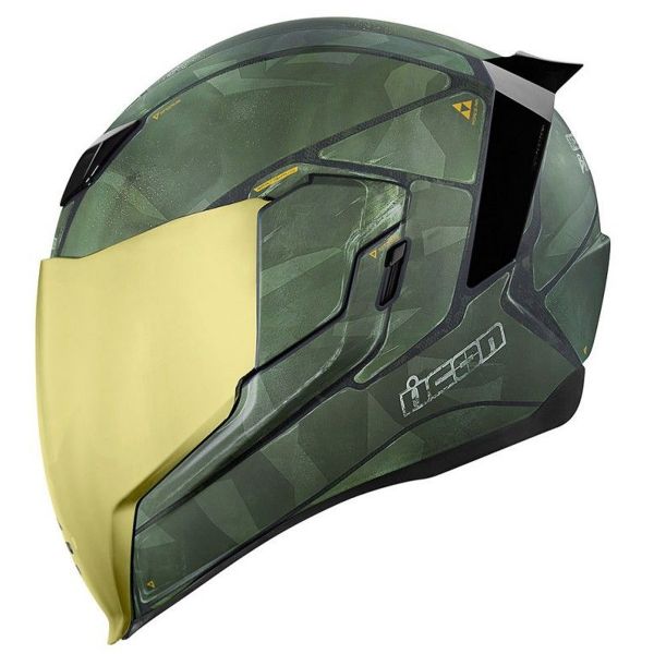 Visière Casque Moto Pour ICON Airflite (IC06) - Polycarbonate, Protection UV, Anti-rayures (clair Arc-en-ciel)