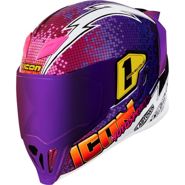 Casque Integral ICON Airflite Quarterflash Purple