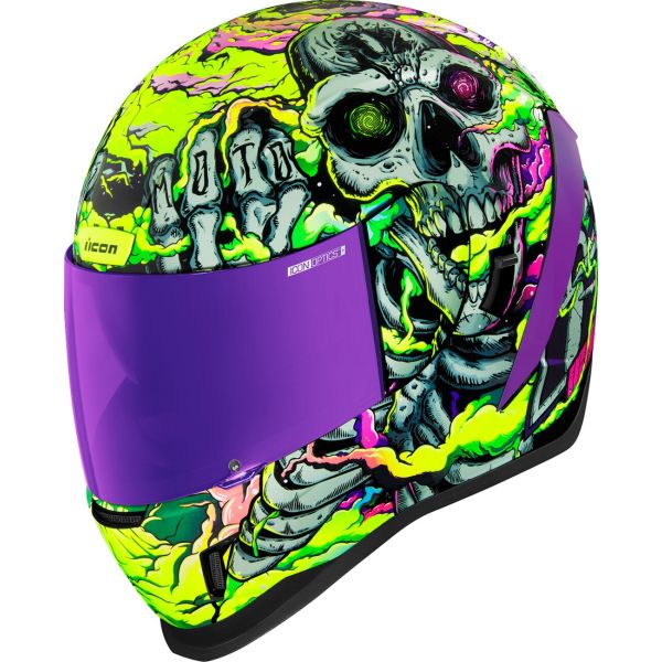 Casque Integral ICON Airform Hippie Dippy Purple Casque Integral ICON Airform Hippie Dippy Purple